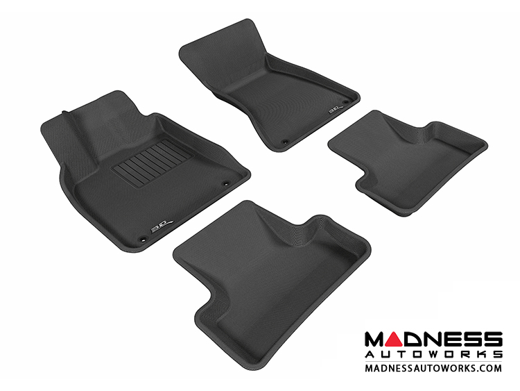 Audi Q5 Floor Mats (Set of 4) - Black by 3D MAXpider (2009-2015)